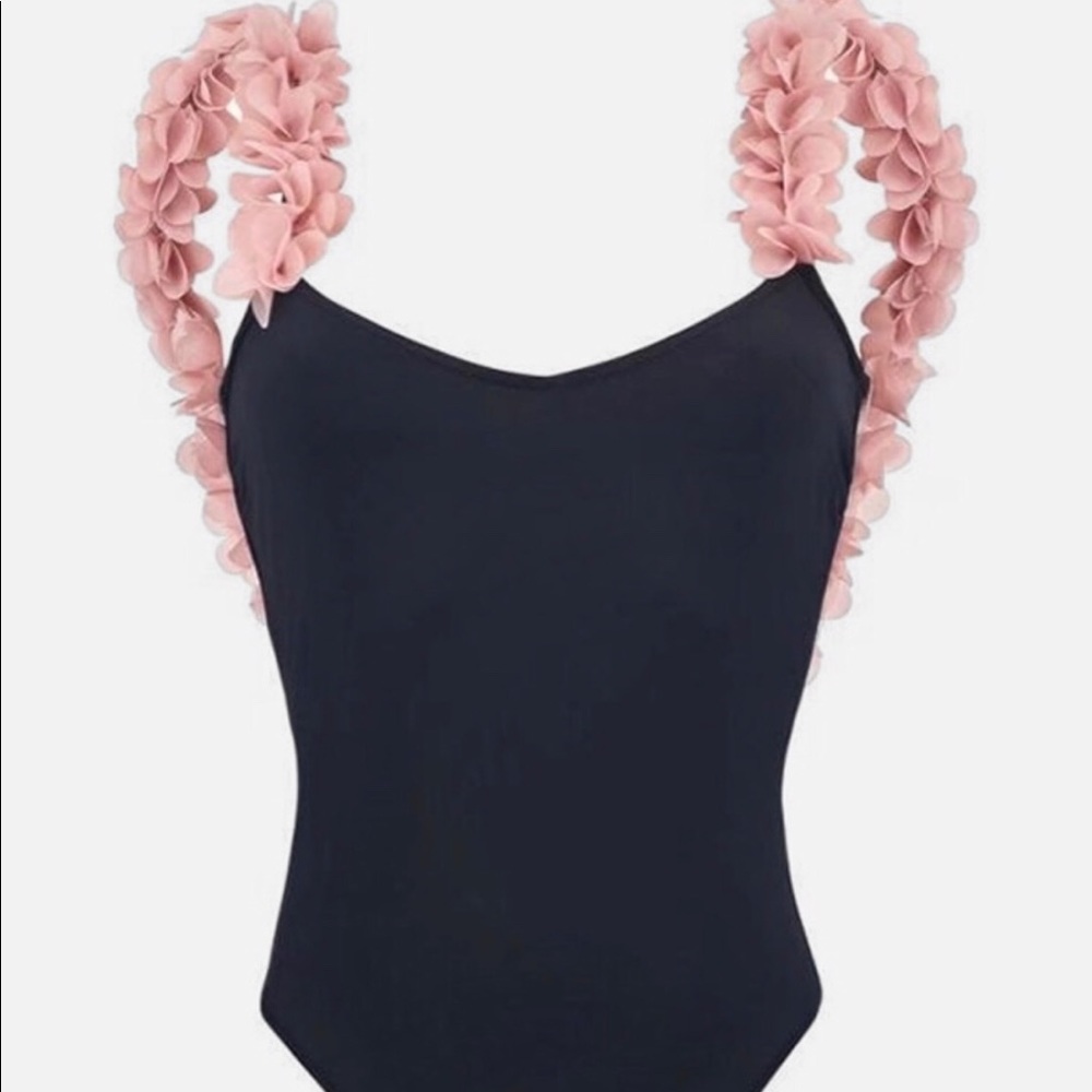 3D flower one piece